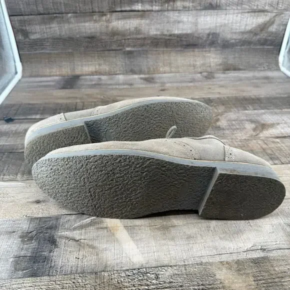 Alpine Swiss Mens Dress Shoes Gray Suede Wingtip Brogue Lace Up SZ 13 Men - Picture 7 of 16